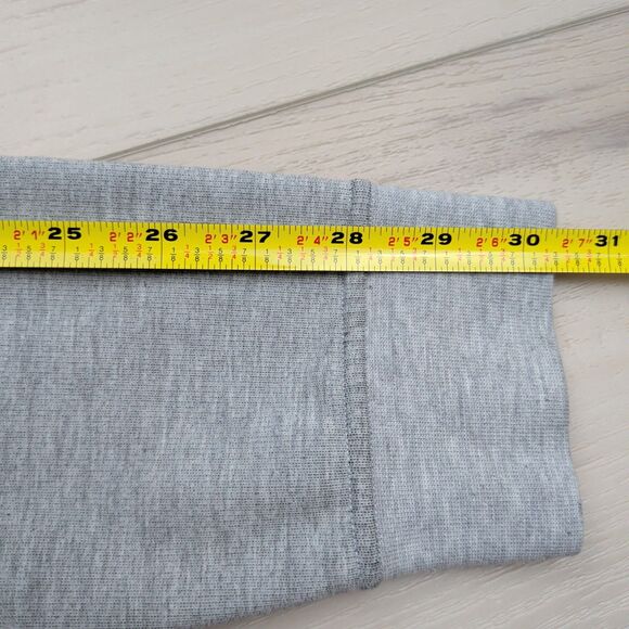 Lululemon City Sweat Pullover Hoodie Mens Medium Heathered Gray Stretch M3ATLS - Picture 9 of 11